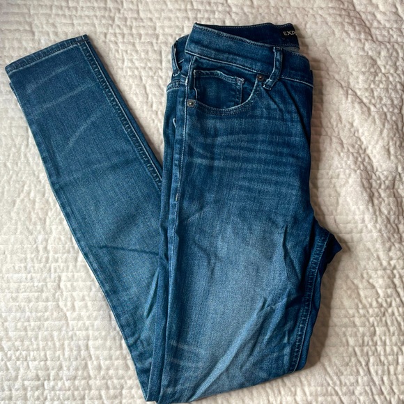 Express Denim - Express high rise begging denim color, size US 4R, used
